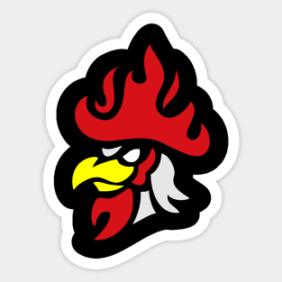 fire rooster Sticker